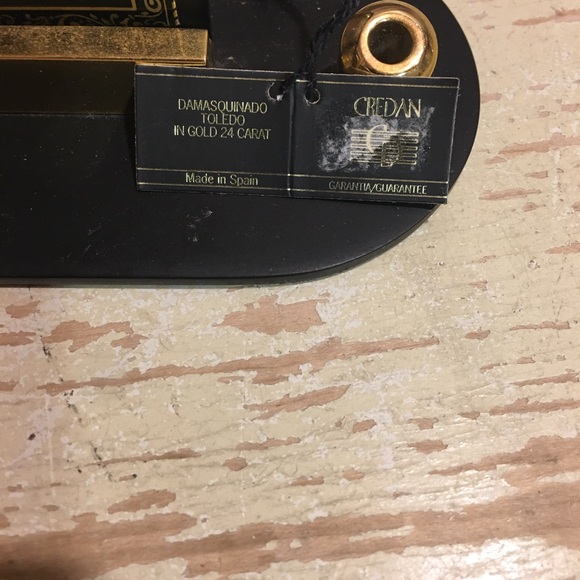 Damasquinado Toledo in Gold 24 Carat Made in Spain Calendar - Picture 6 of 15